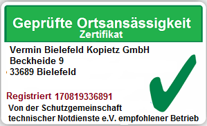 Desinfektion Bielefeld